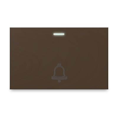 Hạt nút nhấn chuông Grimma G8CKDB33 size L mặt nhựa vân xước