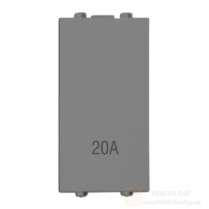 Hạt công tắc 20A sơn màu ghi xám GA40S-G