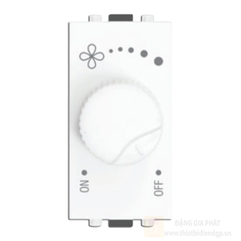 Chiết áp quạt cỡ 1/3 màu trắng GA47S-T