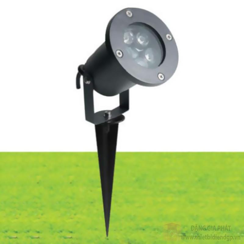 Đèn ghim cỏ 5W Ø98*H315, ánh sáng vàng, xanh lá
