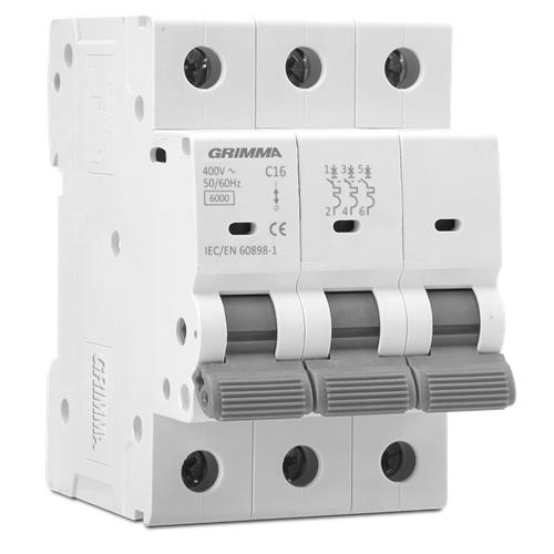 Aptomat MCB Grimma 3P 6kA 400VAC