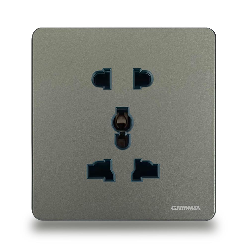 Bộ ổ cắm 2 chấu + 3 chấu Grimma G4SK23