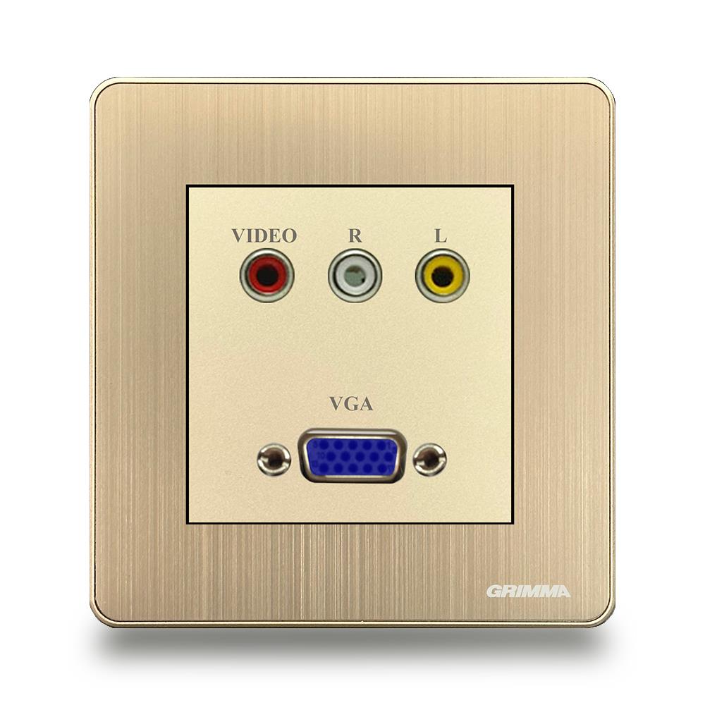 Bộ ổ cắm AV và VAG Grimma G5GAVVGA