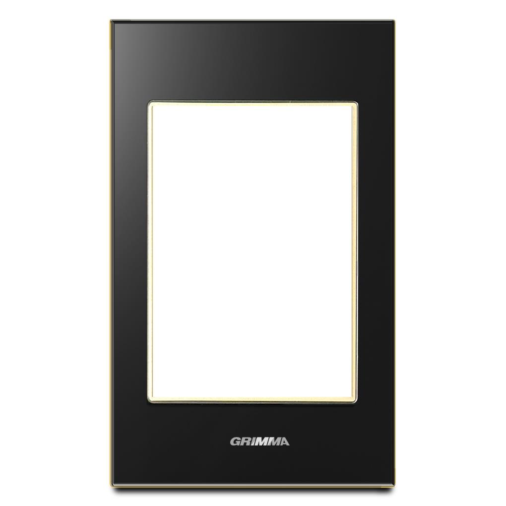Mặt viền 3 hạt cỡ S màu đen Grimma G6 series, G6GLB-M3