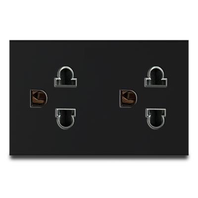Hạt ổ cắm đôi 3 chấu size L Grimma G7 series, G7SK333