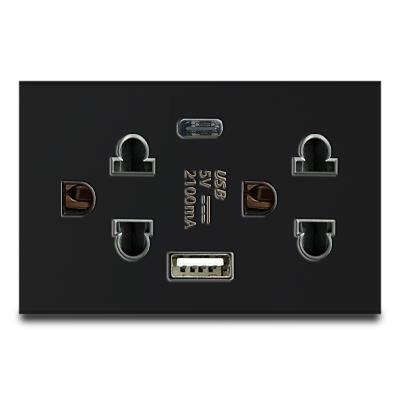 Hạt ổ cắm USB type A + type C size L Grimma G7 series, G7SKUSB