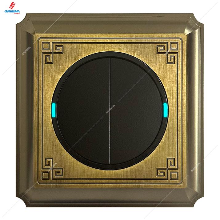 Bộ công tắc đôi 2 chiều Grimma G88K22