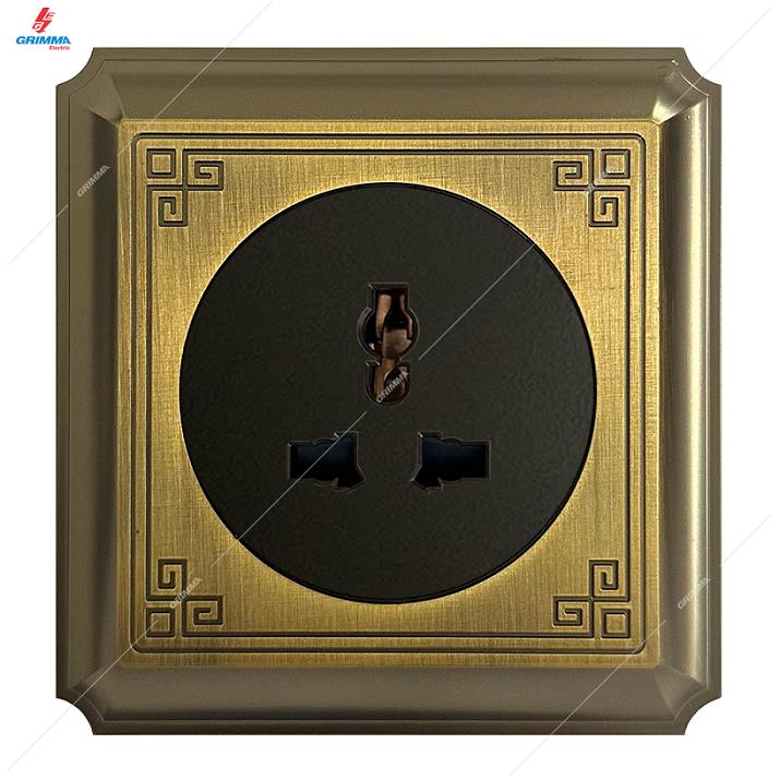 Bộ ổ cắm 3 chấu đa năng Grimma G88SK3