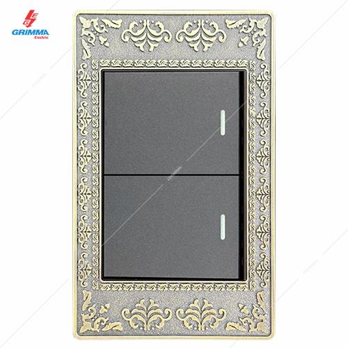 Bộ công tắc đôi 2 chiều GRIMMA G8ZAXK22