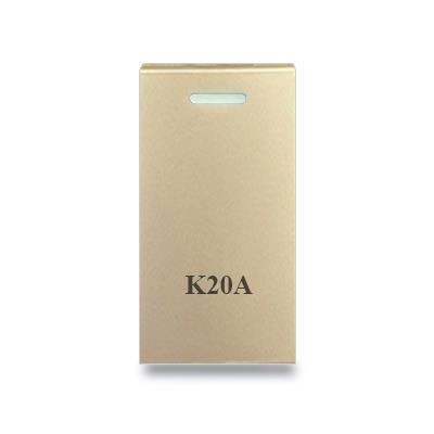 Hạt công tắc 20A+ đèn báo size S Grimma G9 series, G9K20ALED