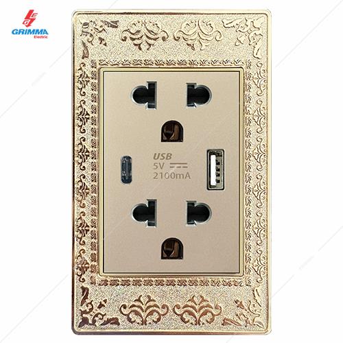 Bộ ổ cắm USB GRIMMA G9ZAGUSB