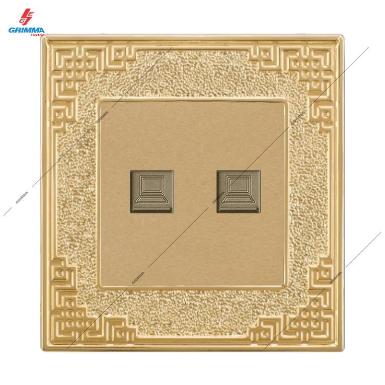 Bộ ổ cắm đôi mạng Grimma GOC2PC