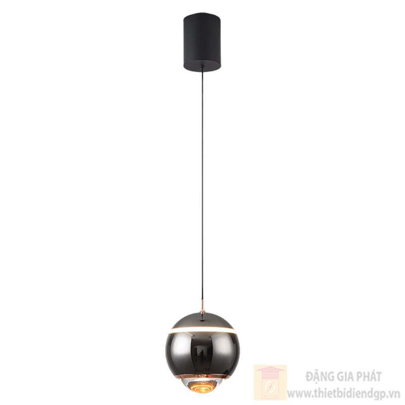 Đèn Thả Spotlight Kèm Dải Sáng - Pearl Black GS lighting 5W