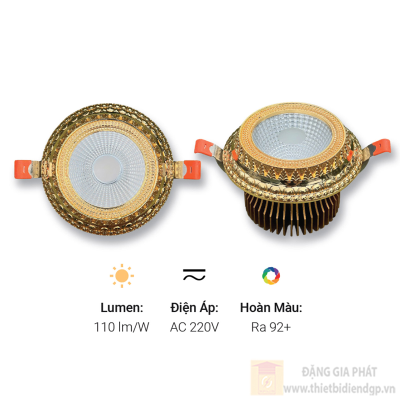 Đèn Led âm trần tân cổ điển GS Lighting GSATCD-D