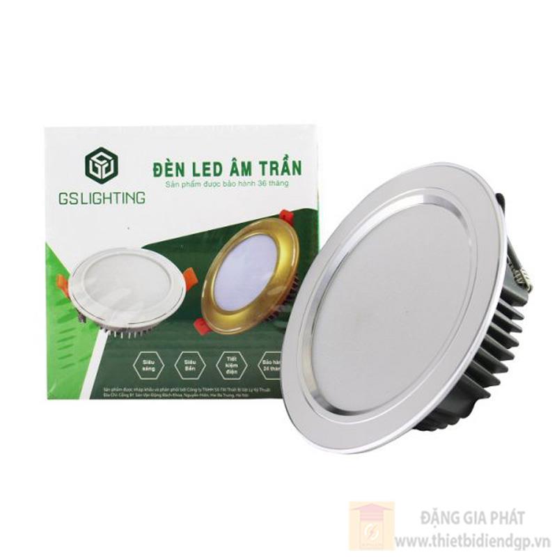 Đèn led âm trần tán quang viền bạc GSATN - PEGASUS