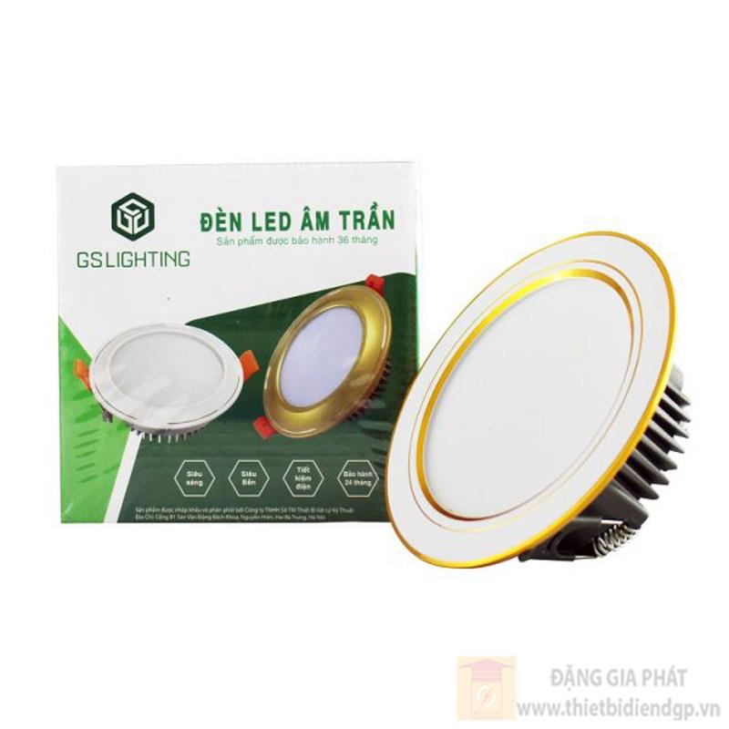 Đèn led âm trần tán quang viền Vàng GSATN - PEGASUS