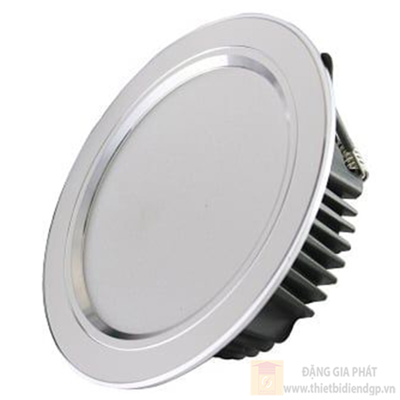 Đèn âm trần tán quang GS Lighting viền bạc