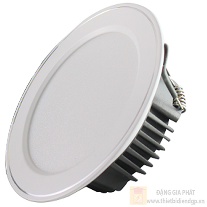 Đèn âm trần tán quang GS Lighting viền trắng