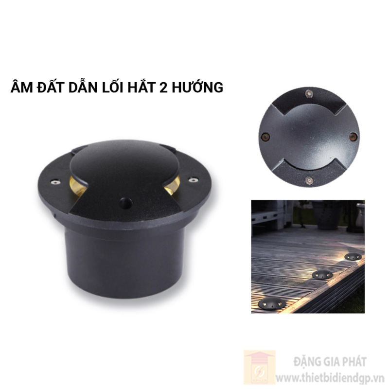 Đèn Led âm đất dẫn lỗi hắt 2 hướng GS Lighting GSD2H