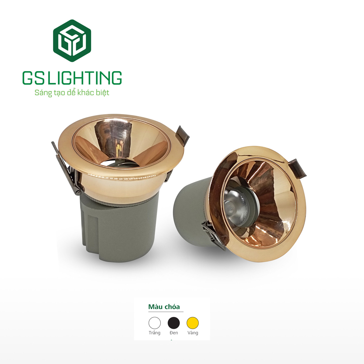 Đèn Led âm trần chiếu điếm GS Lighting GSDSL15-E 15W