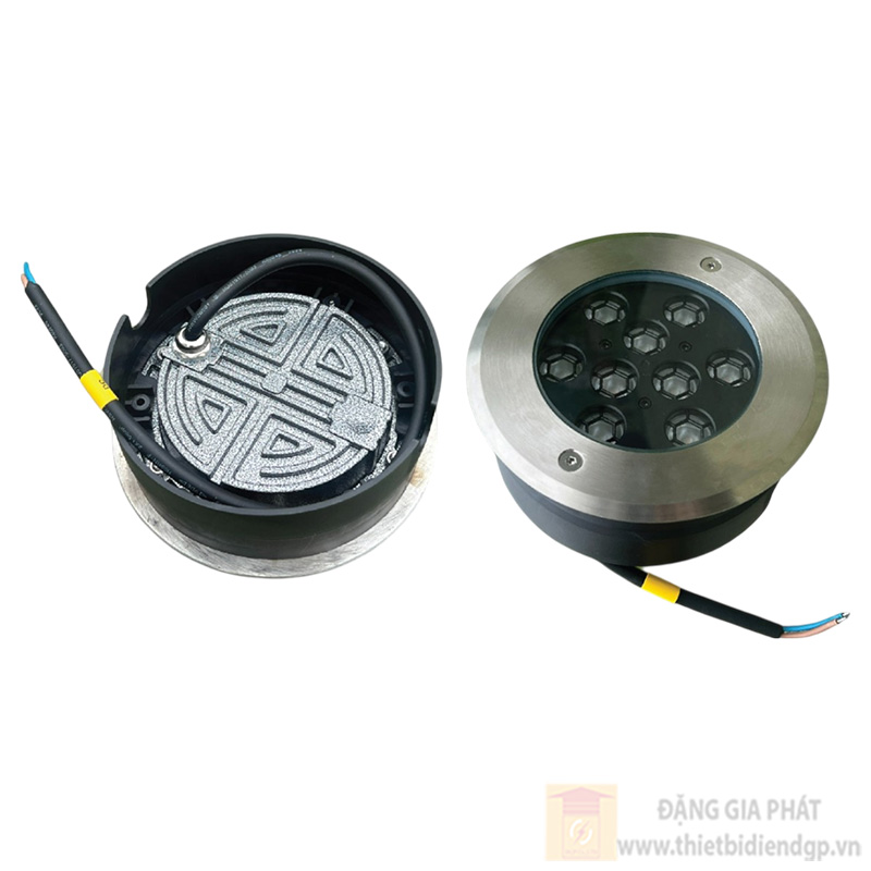 Đèn âm đất cao cấp vỏ nhựa GS Lighting GSDTLX-24