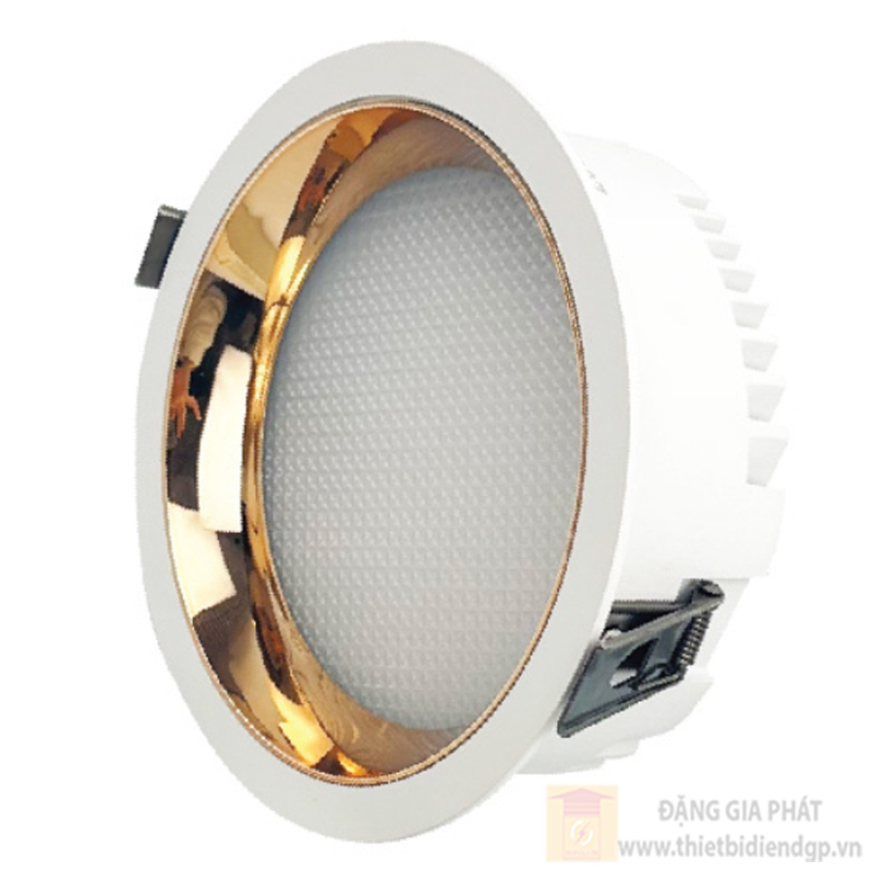 Đèn Led âm trần GS Lighting Tán quang chống chói chóa vàng