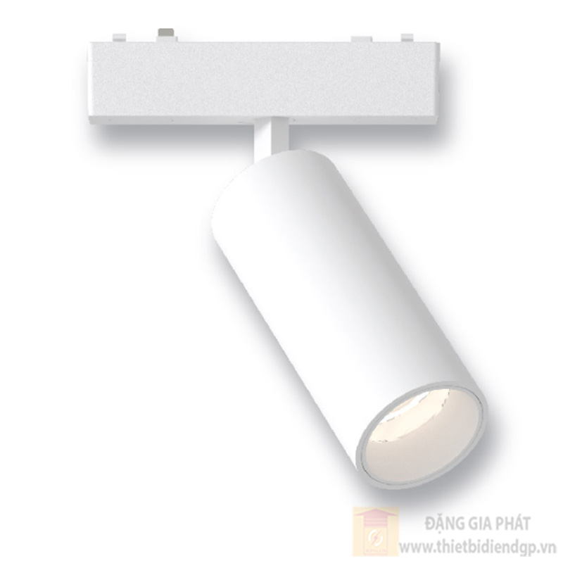 Đèn Led nam châm Spotlight GS Lighting hệ ray 2 in 1 vỏ trắng