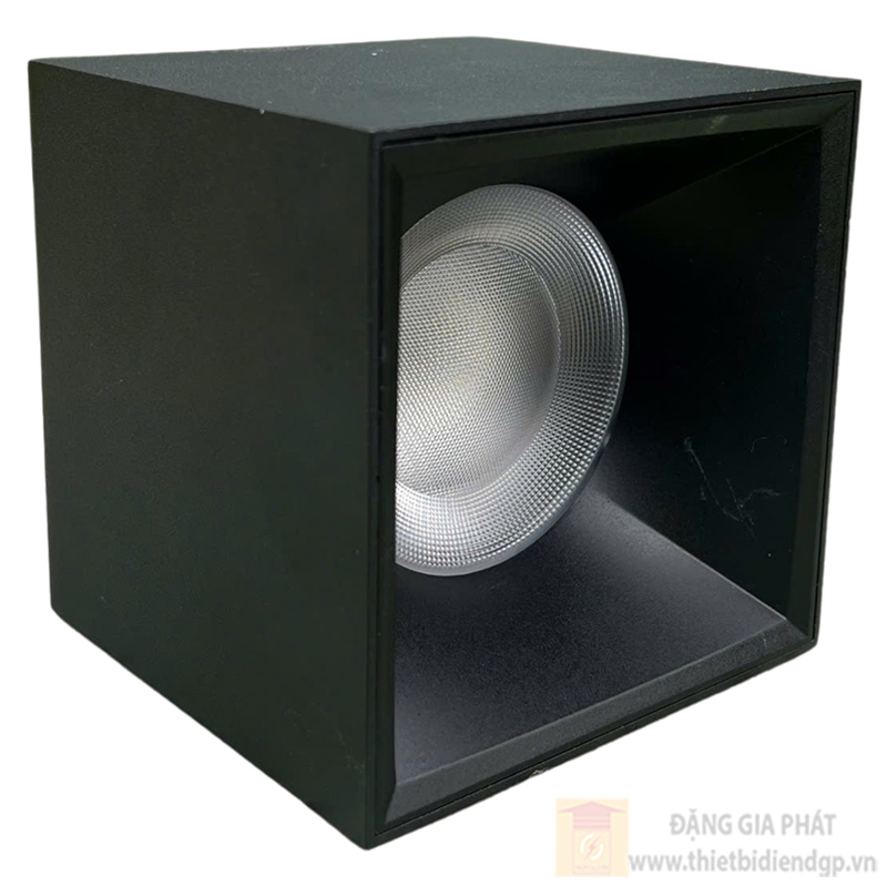 Đèn Led ốp nổi chống ẩm GS Lighting GSOBCN vỏ đen