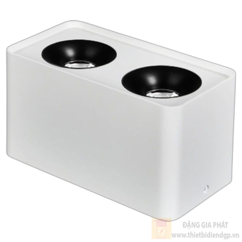 Đèn Led ống bơ GS Lighting đôi GSOBM2X vỏ trắng