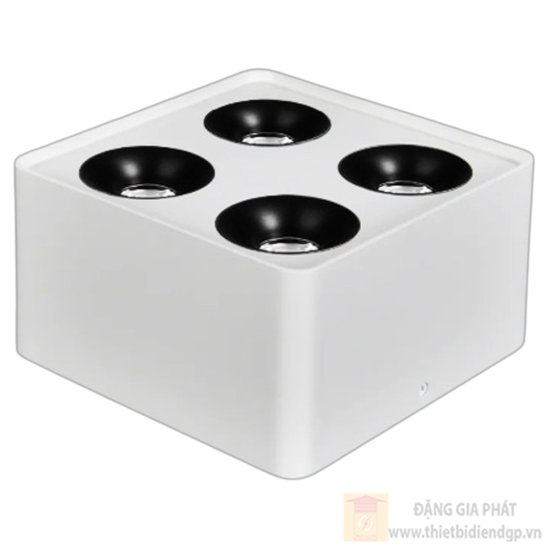 Đèn Led ống bơ GS Lighting bốn GSOBM4X vỏ trắng