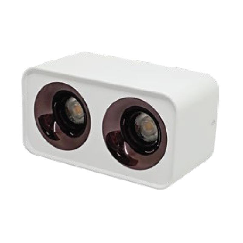 Đèn Led ống bơ GS Lighting đôi GSOBM