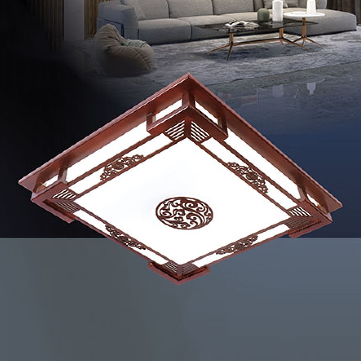 Đèn mâm gỗ Sano MG 10148 Ø520