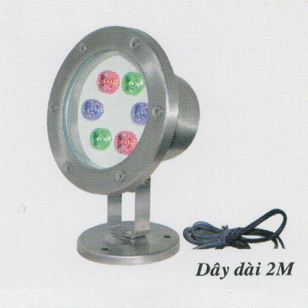 Đèn led âm nước HB 6W Biến Đổi 3 Màu