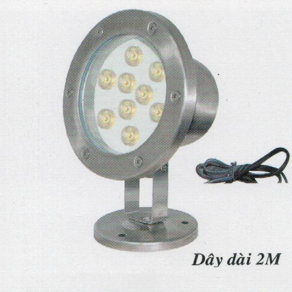 Đèn led âm nước HB 9W màu vàng