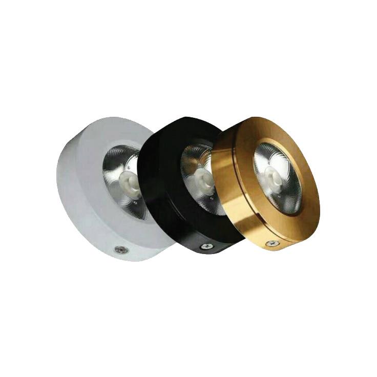 Đèn âm trần ốp tủ 5W màu trắng/đen/đồng (ánh sáng trung tính)