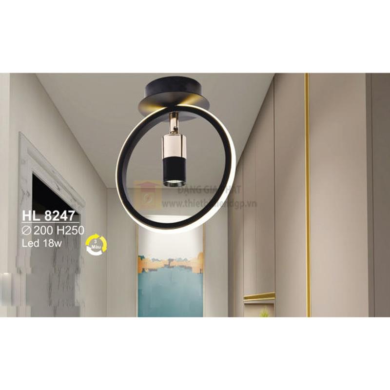 Đèn treo trang trí Led 18W - Ø200*H250 - 3 màu ánh sáng