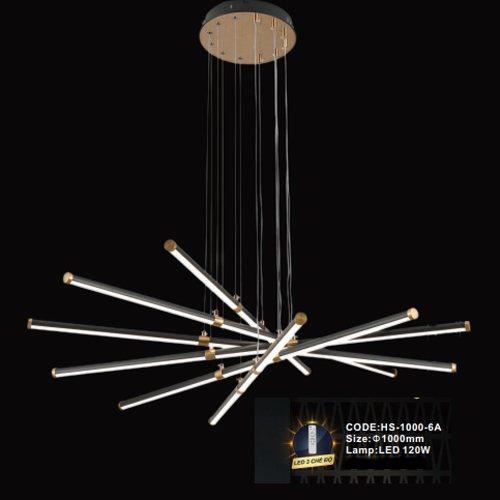 Đèn treo trang trí Slister Ø1000mm - LED 120W - 3 CĐ