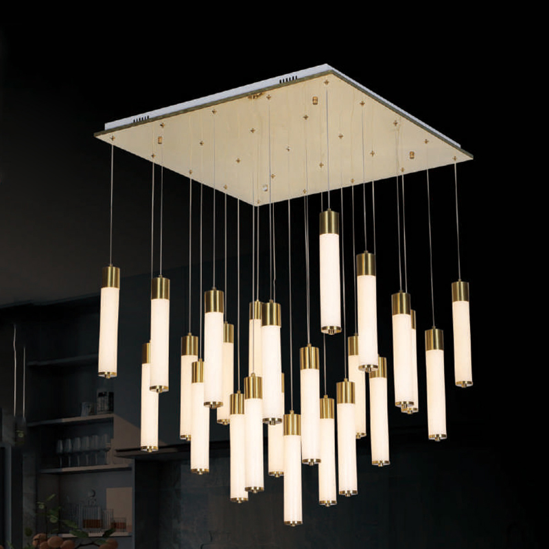 Đèn treo trang trí Slister 800*800*1500mm - LED 600W - 3 CĐ