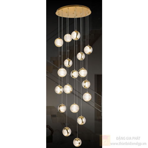 Đèn treo trang trí Slister 500*500*3000mm Led 180W