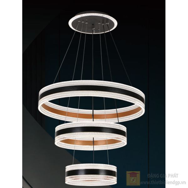 Đèn treo trang trí Slister Ø600+400+300mm - LED 176W - 3 CĐ