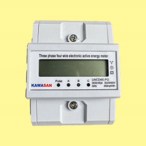Công tơ điện 3 pha thanh ray Kawasan DPM-3P380 380V