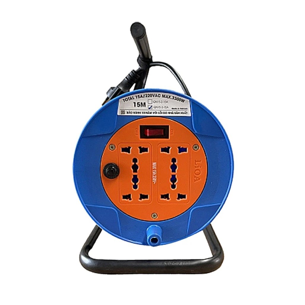 Ổ cắm kéo dài quay tay kiểu RULO LiOA, loại quay nhỏ