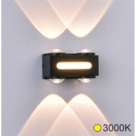Đèn gắn tường Hufa AK-220 L86*W42*H55 LED 4+3W