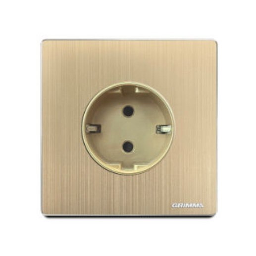 Bộ ổ cắm chân tròn chuẩn Đức GRIMMA G52GSC