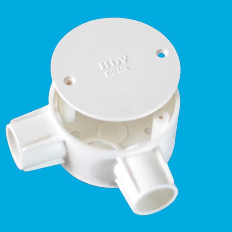 Ổ chờ 2 đường vuông + nắp Ø16-Ø32