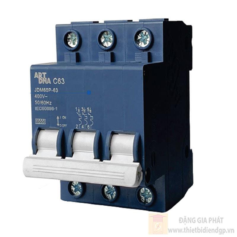 Aptomat dòng cắt 6KA/3 Pha 400V: IEC60899, CE