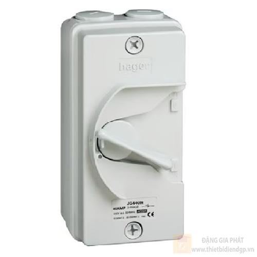 Cầu dao cách ly chống nước IP66 dòng AC23A 2 cực