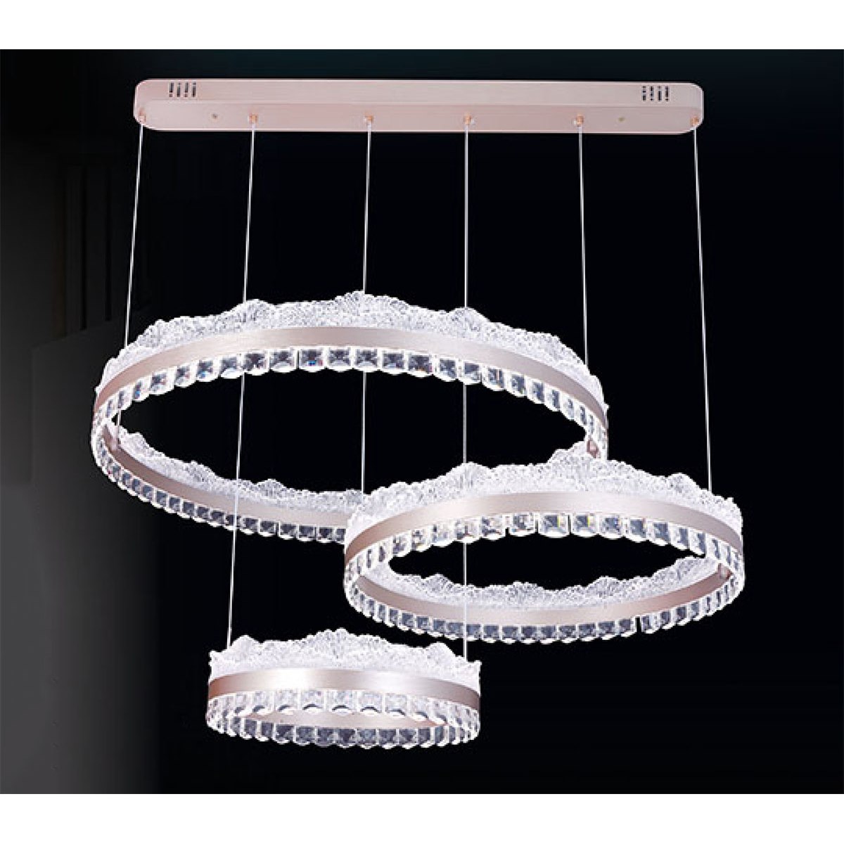 Đèn thả Led SANO TL 10214 Ø400+600+800*H1000