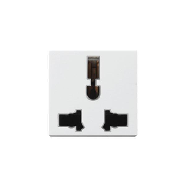 Ổ cắm đơn 3 chấu đa năng Size M K1413M