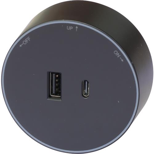 Bộ ổ cắm cao cấp Duhal (chất liệu PC có led ) USB + Type C